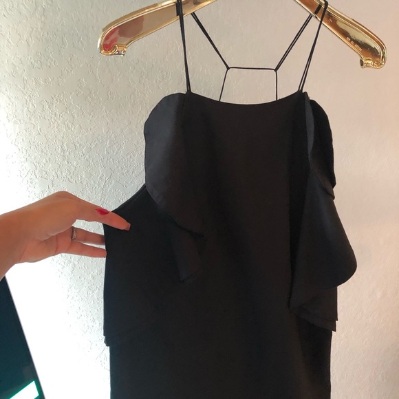 Black Dress Straps LOVE CULTURE Party Dress NWT - Picture 4 of 5